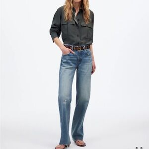 Madewell The Dean Easy Straight Jean